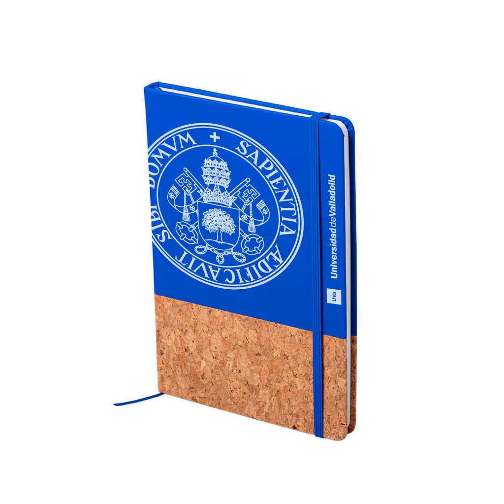 Libreta Corcho Azul UVA