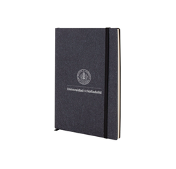 [UVA50663GR] Libreta Cuero Reciclado