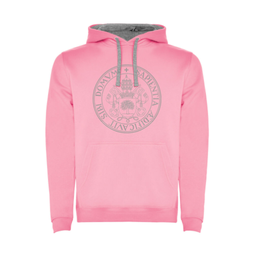 Sudadera  Bicolor Rosa/Gris